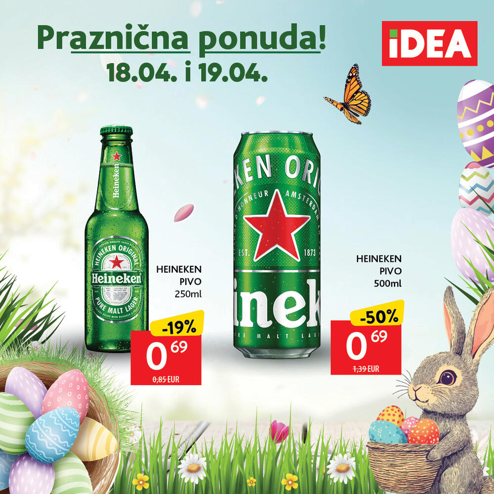 <p>U susret uskršnjim praznicima, IDEA je pripremila novi katalog koji će vam omogućiti da pripremite bogatu i raznovrsnu trpezu, a uz to i da uštedite.</p>