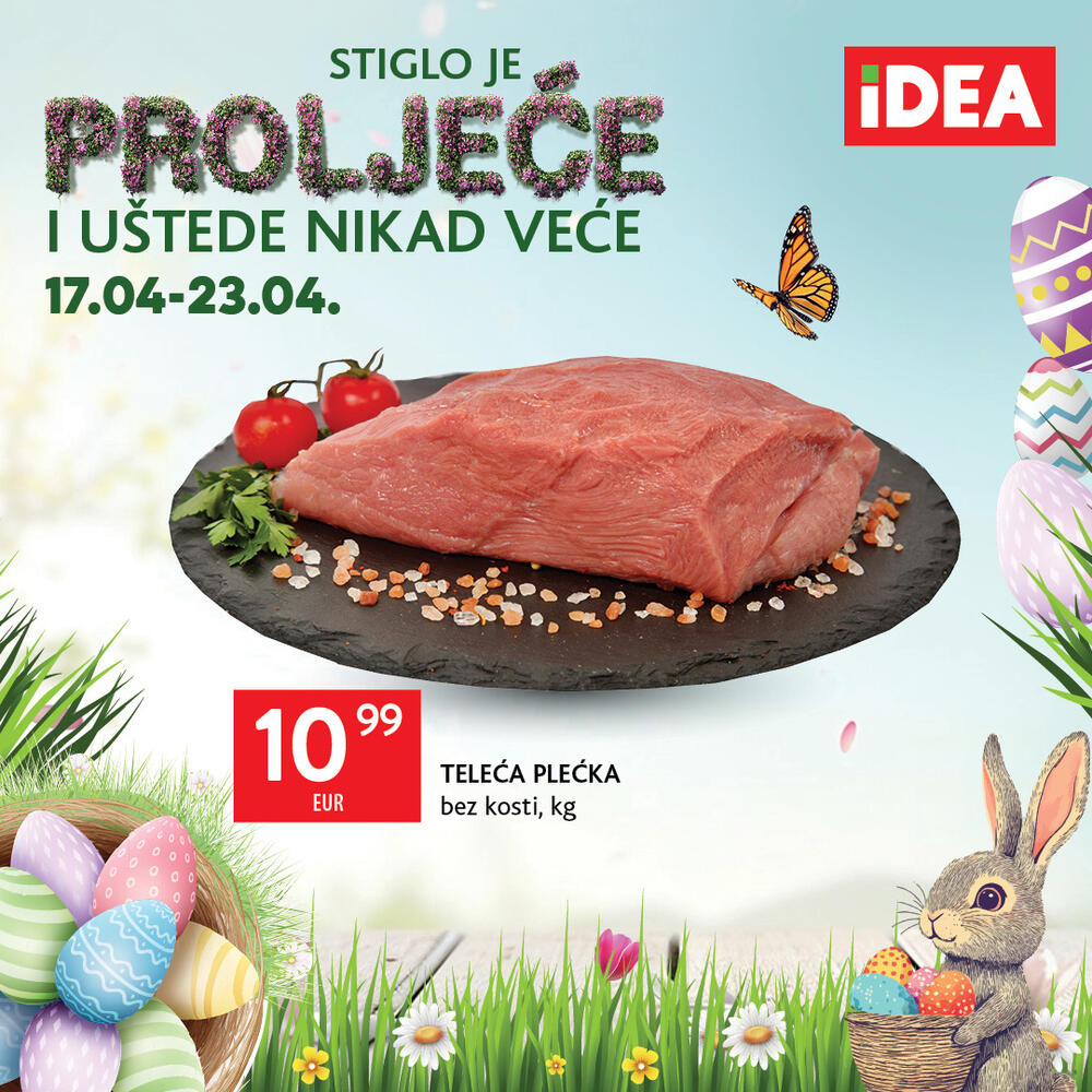 <p>U susret uskršnjim praznicima, IDEA je pripremila novi katalog koji će vam omogućiti da pripremite bogatu i raznovrsnu trpezu, a uz to i da uštedite.</p>