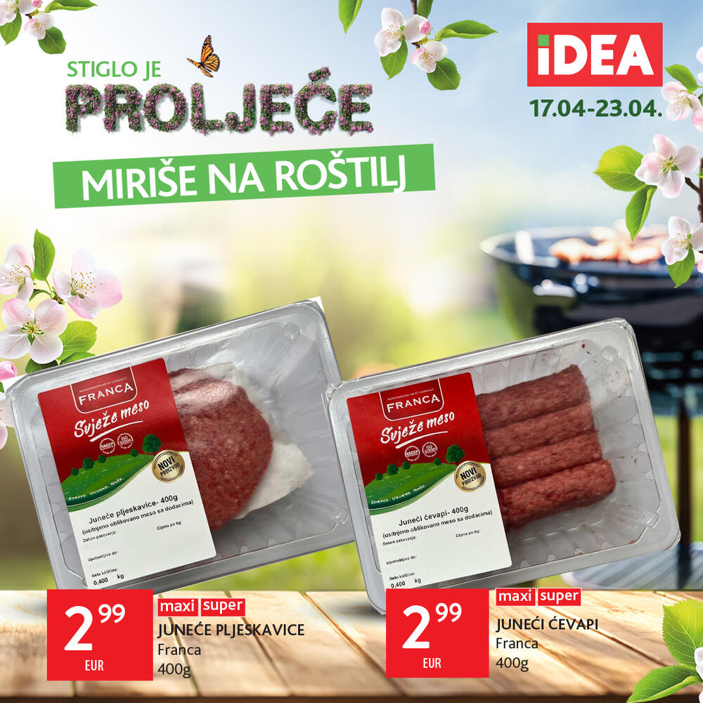 <p>U susret uskršnjim praznicima, IDEA je pripremila novi katalog koji će vam omogućiti da pripremite bogatu i raznovrsnu trpezu, a uz to i da uštedite.</p>