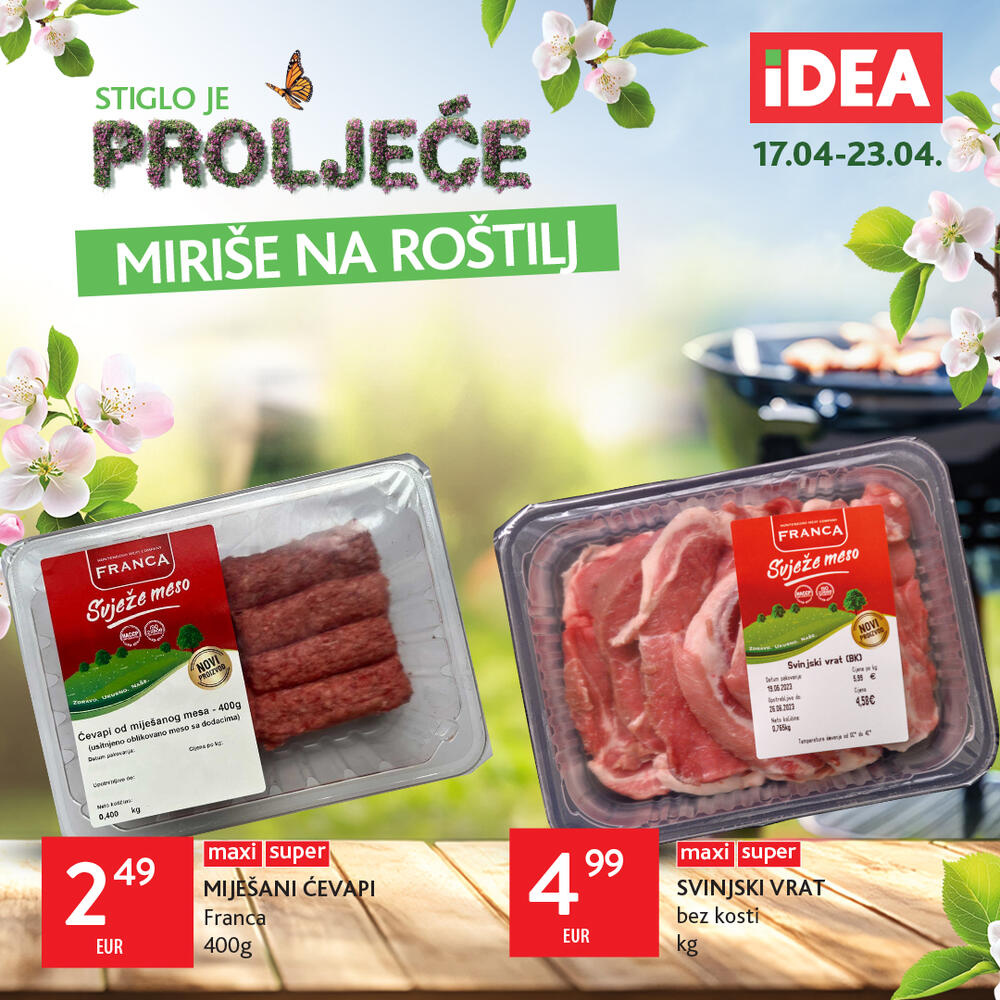 <p>U susret uskršnjim praznicima, IDEA je pripremila novi katalog koji će vam omogućiti da pripremite bogatu i raznovrsnu trpezu, a uz to i da uštedite.</p>