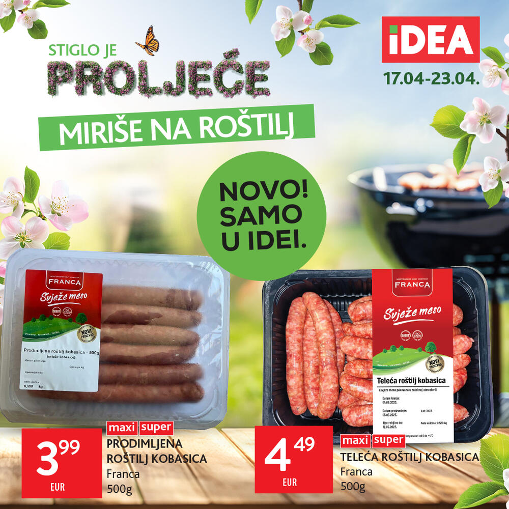 <p>U susret uskršnjim praznicima, IDEA je pripremila novi katalog koji će vam omogućiti da pripremite bogatu i raznovrsnu trpezu, a uz to i da uštedite.</p>
