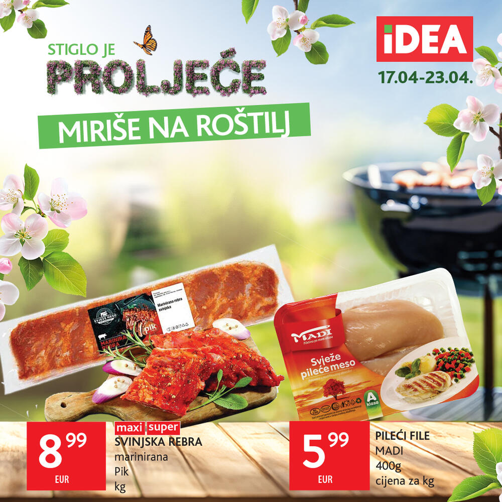 <p>U susret uskršnjim praznicima, IDEA je pripremila novi katalog koji će vam omogućiti da pripremite bogatu i raznovrsnu trpezu, a uz to i da uštedite.</p>