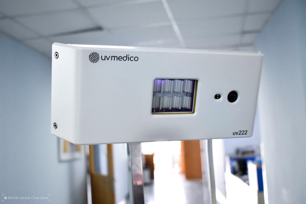 Donirana ultrazvučna lampa za dezinfekciju prostora za potrebe Porodilišta