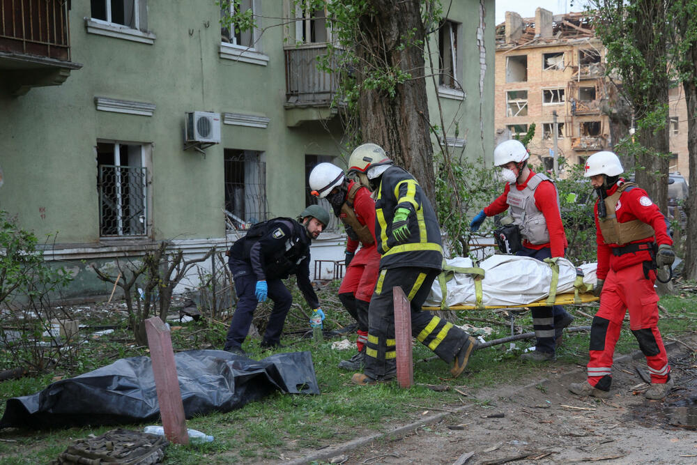 <p>Ukrajinski ministar spoljnih poslova Andrij Sibiha napisao je na društvenoj mreži Iks da su "brutalni udari" pokazali da je Rusija, a ne Ukrajina, prepreka miru</p>