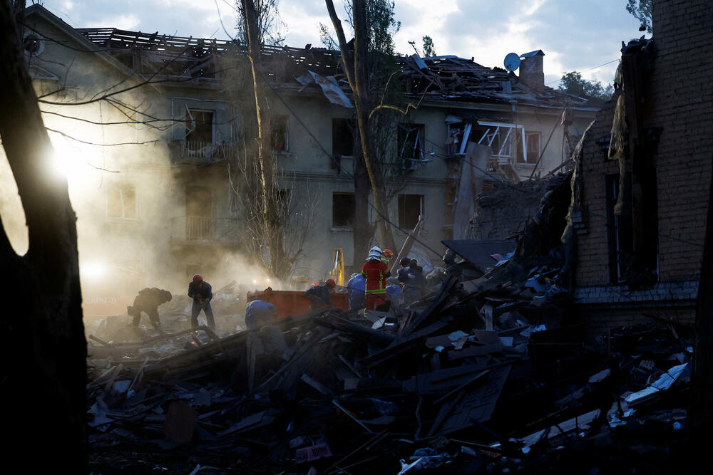 <p>Ukrajinski ministar spoljnih poslova Andrij Sibiha napisao je na društvenoj mreži Iks da su "brutalni udari" pokazali da je Rusija, a ne Ukrajina, prepreka miru</p>