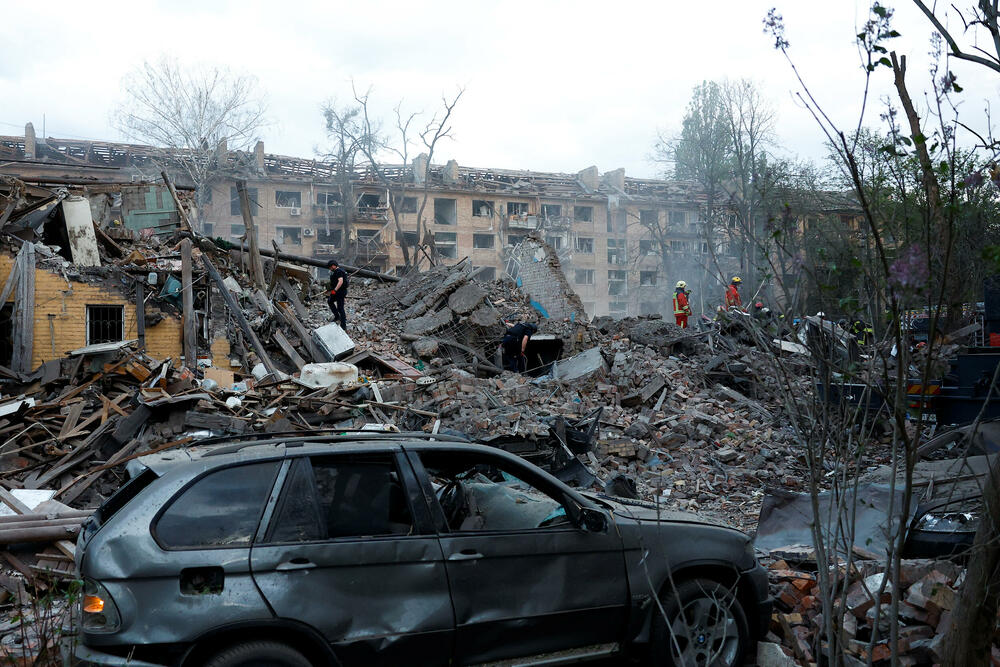 <p>Ukrajinski ministar spoljnih poslova Andrij Sibiha napisao je na društvenoj mreži Iks da su "brutalni udari" pokazali da je Rusija, a ne Ukrajina, prepreka miru</p>