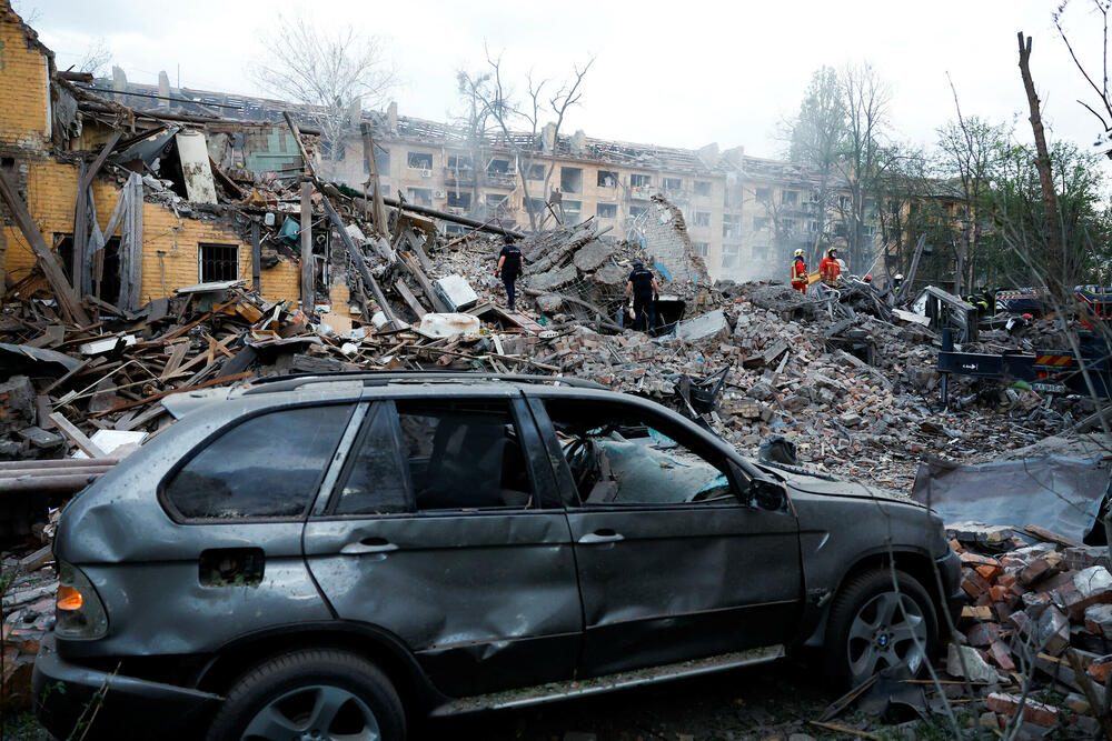 <p>Ukrajinski ministar spoljnih poslova Andrij Sibiha napisao je na društvenoj mreži Iks da su "brutalni udari" pokazali da je Rusija, a ne Ukrajina, prepreka miru</p>