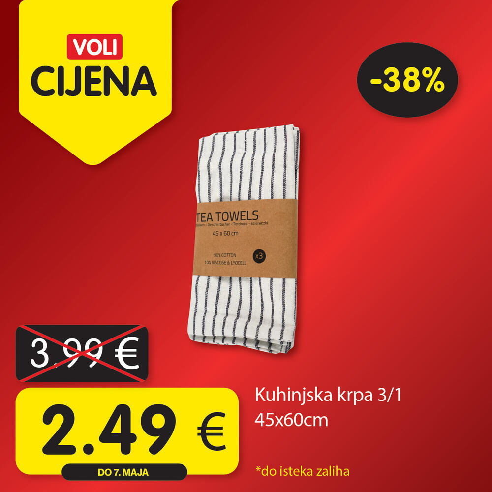 <p>Za najpovoljniju trgovinu birajte proizvode po VOLI cijenama.</p>