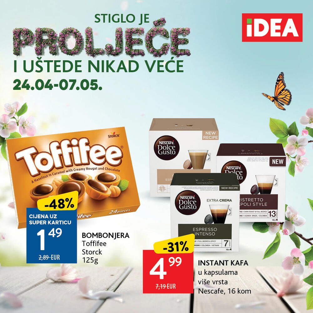 <p>Bez obzira na to da li planirate porodično okupljanje, proslavu praznika ili jednostavno uživanje u roštiljanju na otvorenom, IDEA je vaša destinacija za kvalitetne i povoljne namirnice.</p>