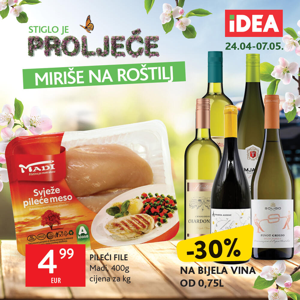 <p>Bez obzira na to da li planirate porodično okupljanje, proslavu praznika ili jednostavno uživanje u roštiljanju na otvorenom, IDEA je vaša destinacija za kvalitetne i povoljne namirnice.</p>