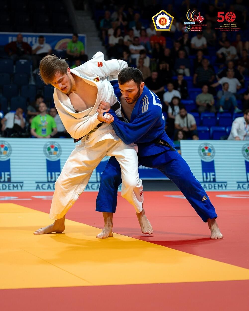 <p>Crnogorski džudo reprezentativac Jahja Nurković u drugom kolu završio je nastup na seniorskom šampionatu Evrope u Podgorici</p>