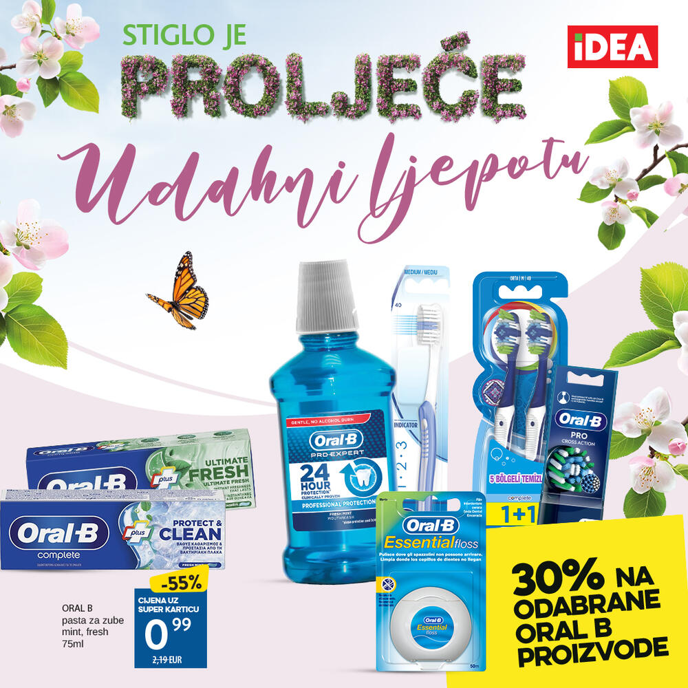 <p>Proljeće je savršen trenutak da osvježimo svakodnevicu i unesemo novine bilo da je riječ o našim navikama ili prostoru u kojem živimo. U susret toplijim danima, IDEA je pripremila posebnu ponudu proizvoda za ličnu njegu i održavanje higijene doma.</p>