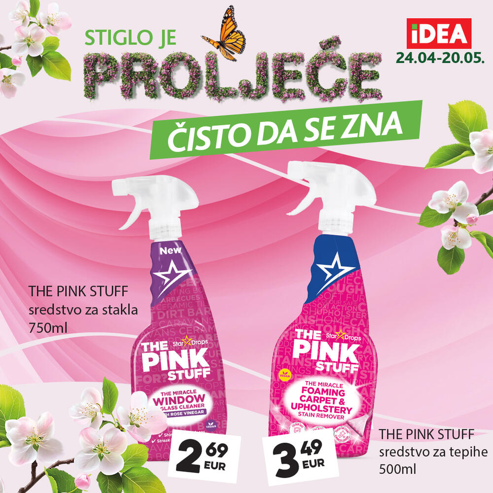 <p>Proljeće je savršen trenutak da osvježimo svakodnevicu i unesemo novine bilo da je riječ o našim navikama ili prostoru u kojem živimo. U susret toplijim danima, IDEA je pripremila posebnu ponudu proizvoda za ličnu njegu i održavanje higijene doma.</p>