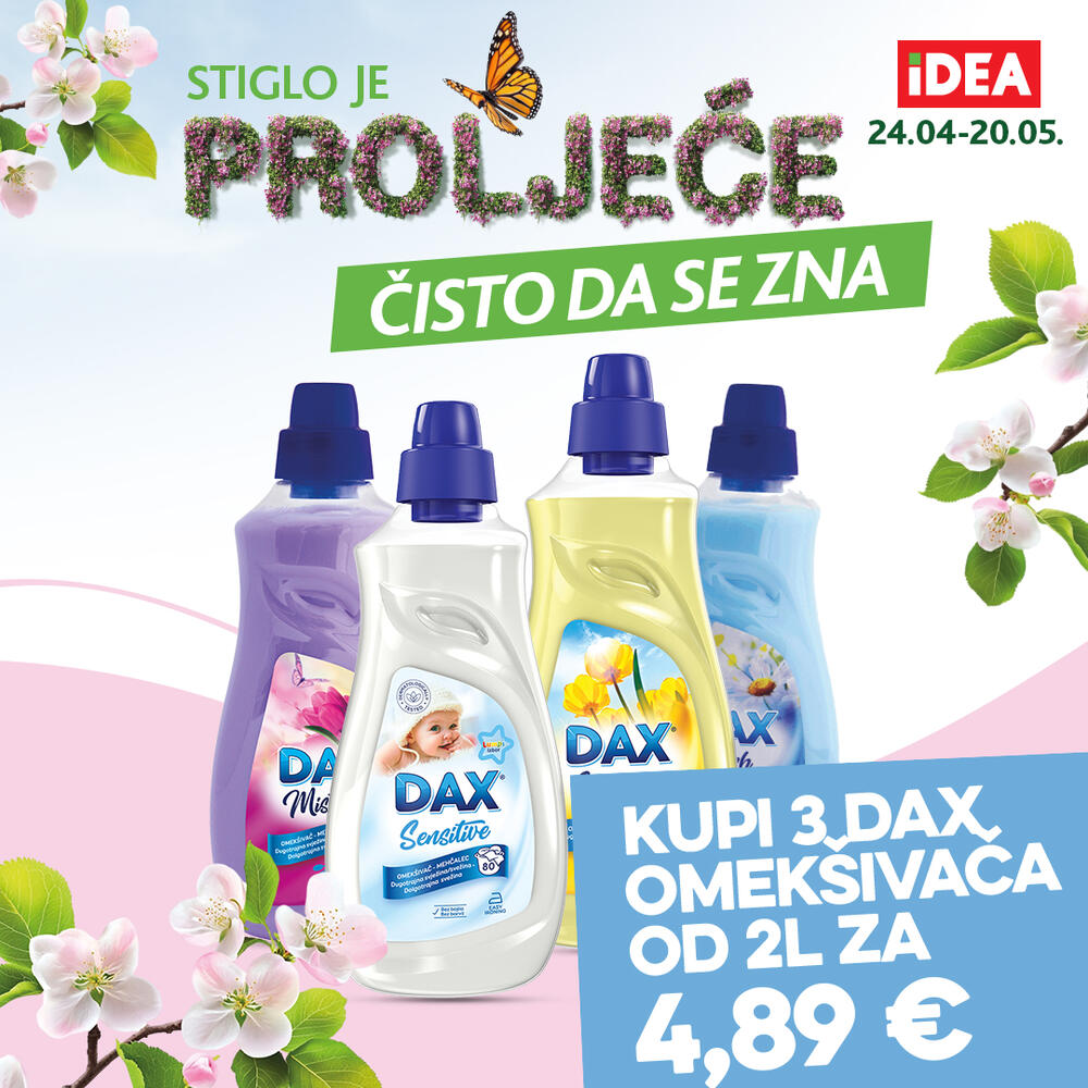 <p>Proljeće je savršen trenutak da osvježimo svakodnevicu i unesemo novine bilo da je riječ o našim navikama ili prostoru u kojem živimo. U susret toplijim danima, IDEA je pripremila posebnu ponudu proizvoda za ličnu njegu i održavanje higijene doma.</p>