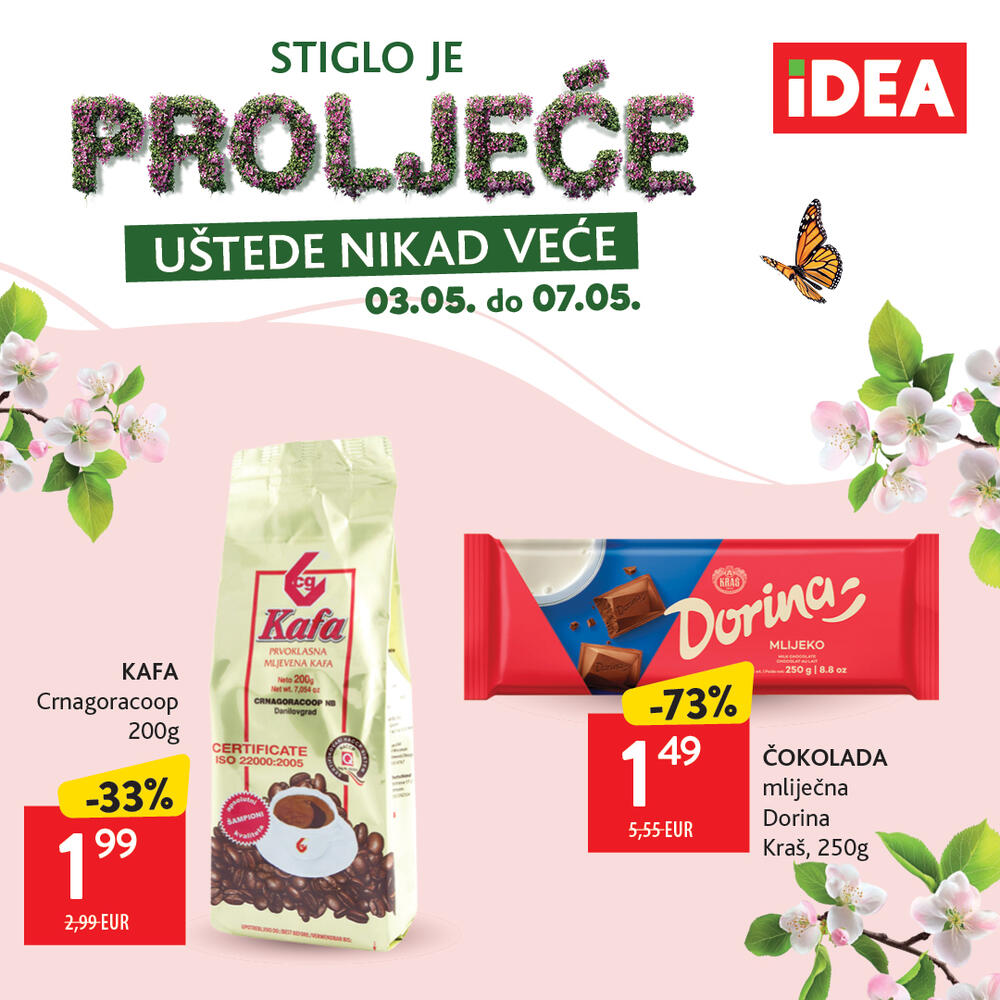 <p>Sve što vam je potrebno za ukusne zalogaje, nezaboravna okupljanja i toplu porodičnu atmosferu čeka vas u IDEA prodavnicama</p>