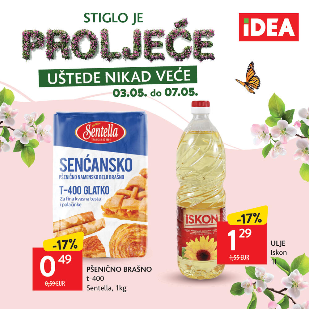 <p>Sve što vam je potrebno za ukusne zalogaje, nezaboravna okupljanja i toplu porodičnu atmosferu čeka vas u IDEA prodavnicama</p>