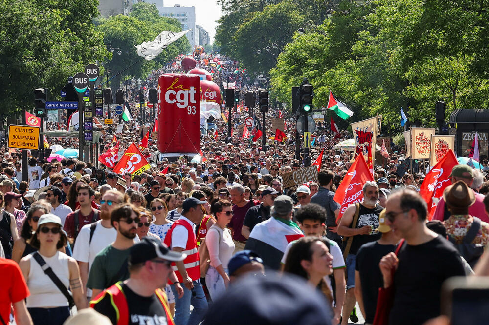 Na protestu u Parizu bilo 100.000 građana, Foto: Reuters