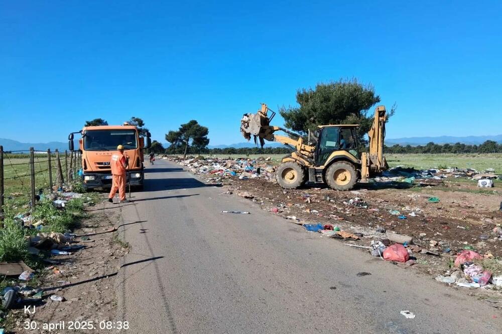 Sa akcije čišćenja, Foto: Čistoća Podgorica