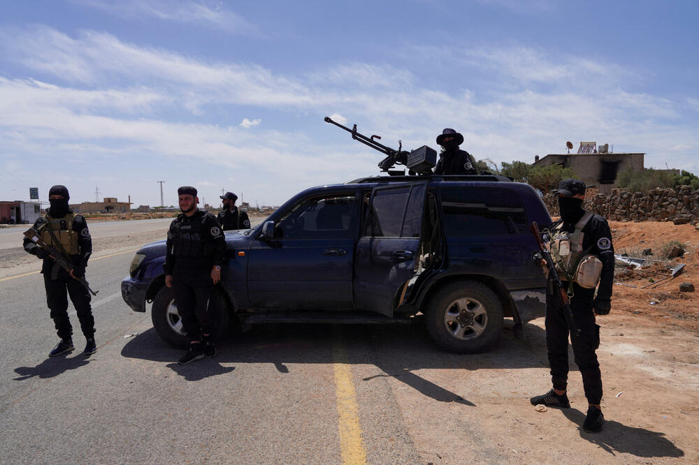 Sirijske snage bezbjednosti u jednom selu Druza, Foto: REUTERS