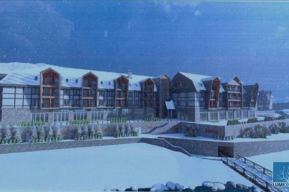 Planirani izgled hotela na kolašinskom skijalištu (animacija)