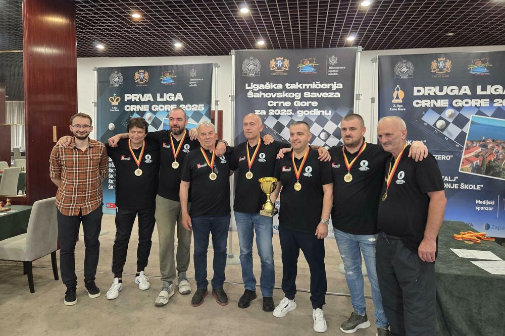 Ekipa Rokade - pobjednik Druge lige, Foto: ŠSCG