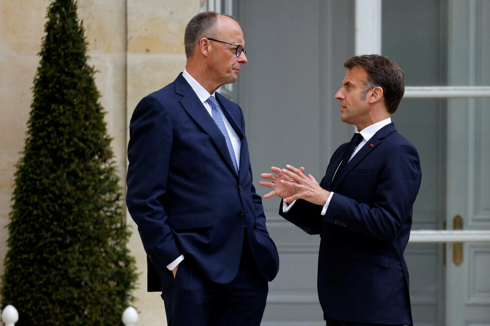 Merc i Makron, Foto: Reuters