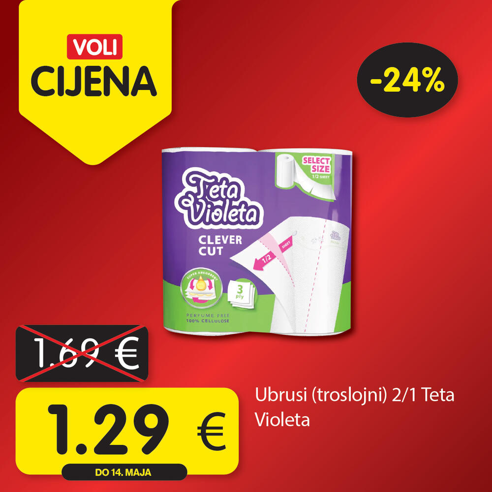 <p>Za najpovoljniju trgovinu birajte proizvode po VOLI cijenama!</p>