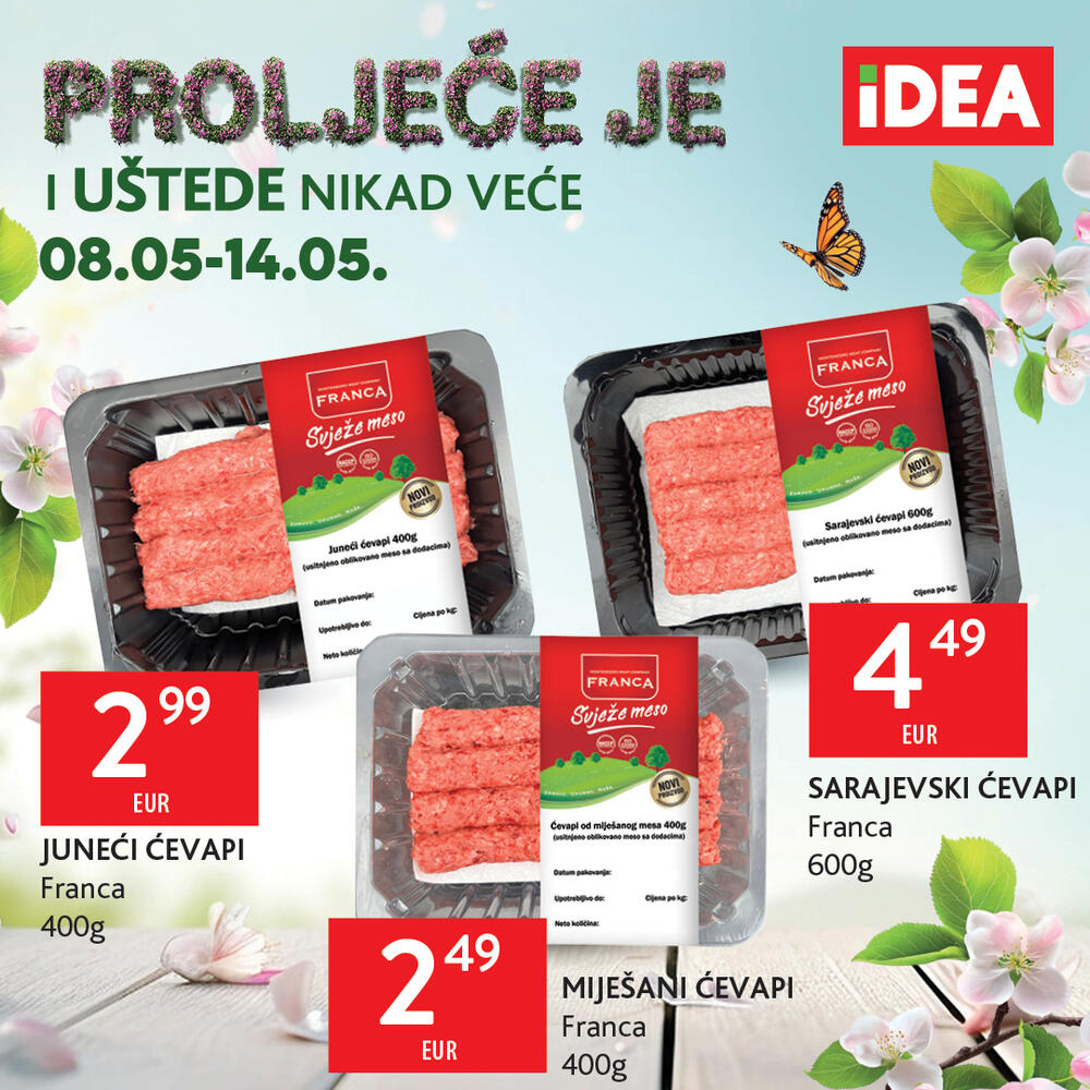 <p>Stigao je novi IDEA katalog koji donosi bogatu i raznovrsnu ponudu proizvoda po sniženim cijenama.</p>