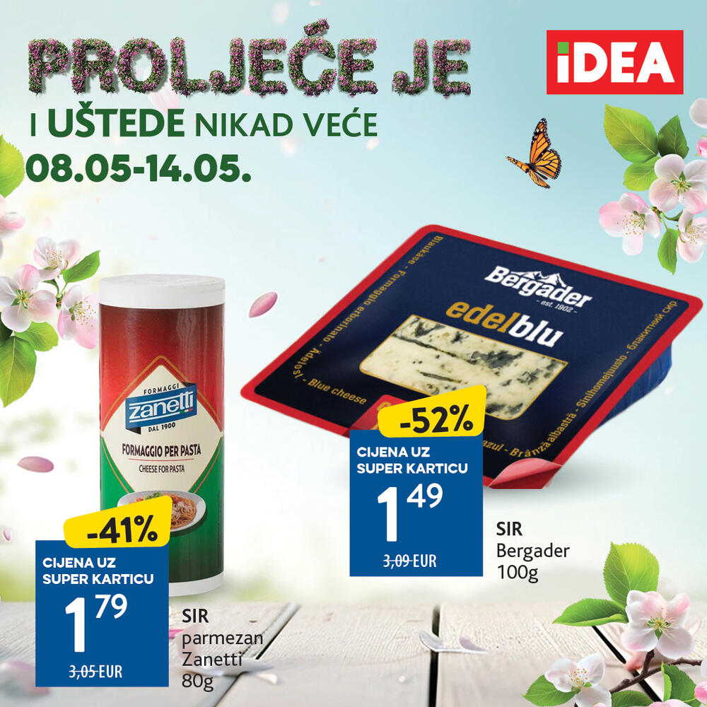 <p>Stigao je novi IDEA katalog koji donosi bogatu i raznovrsnu ponudu proizvoda po sniženim cijenama.</p>