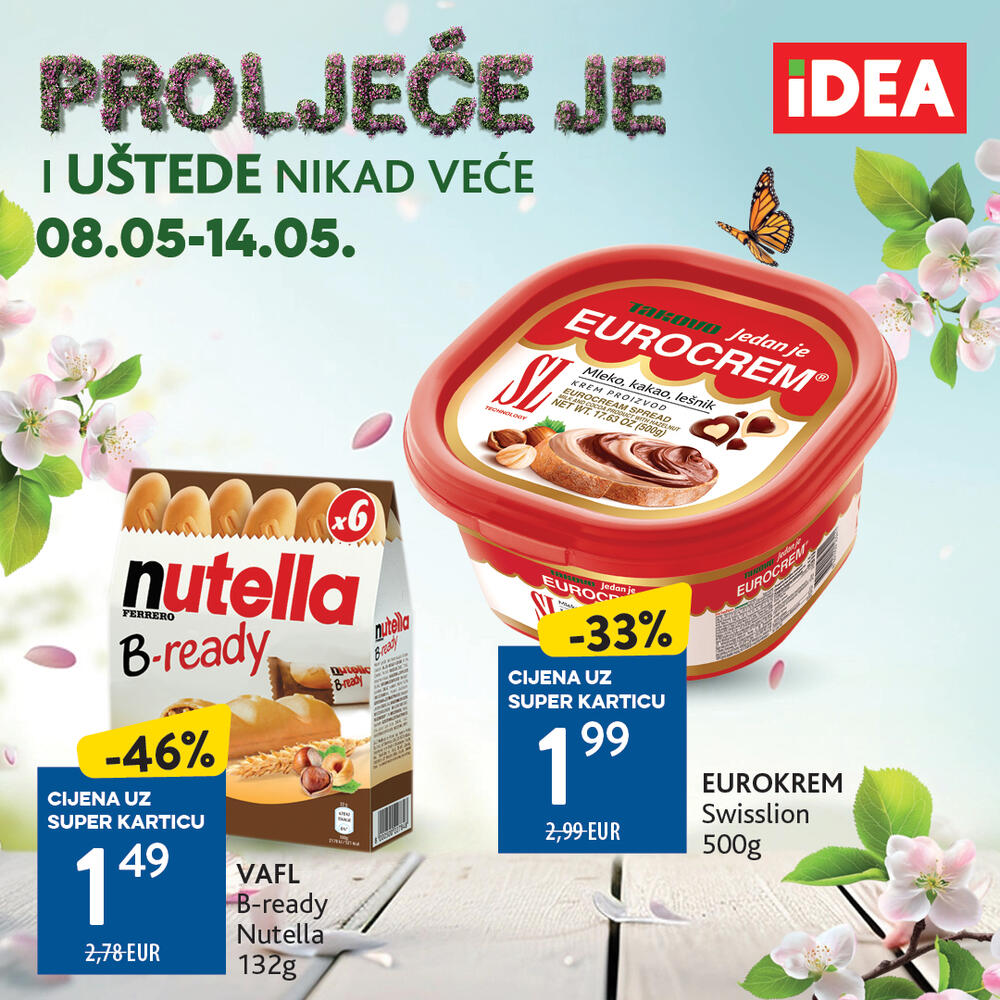 <p>Stigao je novi IDEA katalog koji donosi bogatu i raznovrsnu ponudu proizvoda po sniženim cijenama.</p>