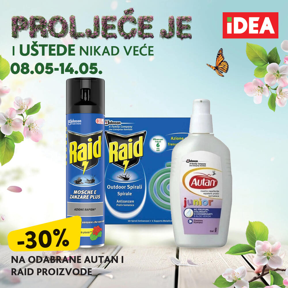 <p>Stigao je novi IDEA katalog koji donosi bogatu i raznovrsnu ponudu proizvoda po sniženim cijenama.</p>