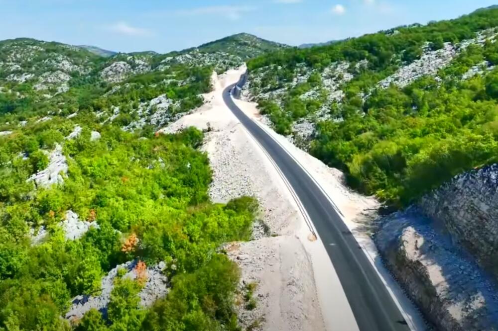 Do Nikšića još 23 kilometra: Cetinje - Čevo u septembru 2024., Foto: Uprava za saobraćaj