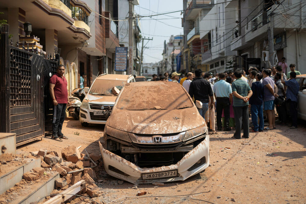 Detalj iz Reharija u Indiji nakon pakistanskog napada, Foto: REUTERS
