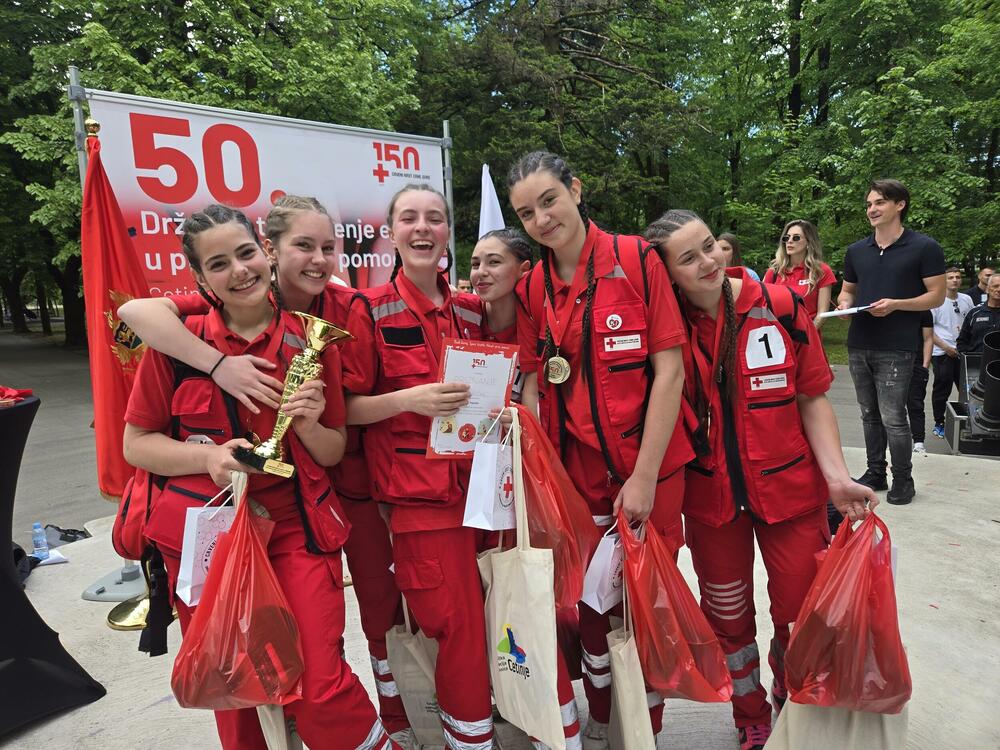 Državnom takmičenju ekipa Crvenog krsta u pružanju prve pomoći.