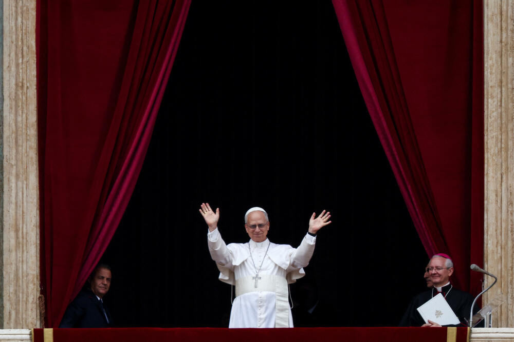 <p>Lav XIV održao govor nakon svoje prve nedjeljne molitve u svojstvu pape</p>