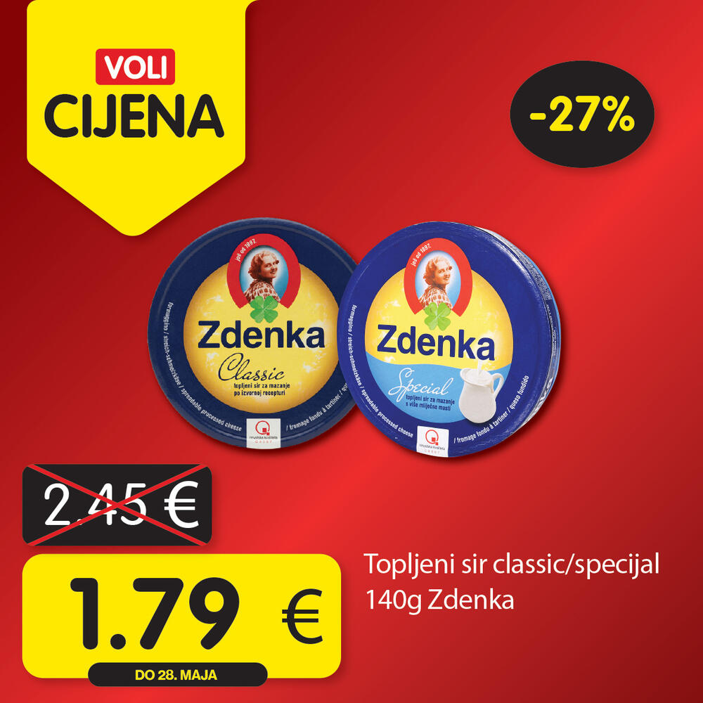 <p><em>Svratite do obližnjeg VOLI ili Naš diskont marketa i odaberite neke od omiljenih proizvoda po sjajnim cijenama.</em></p>