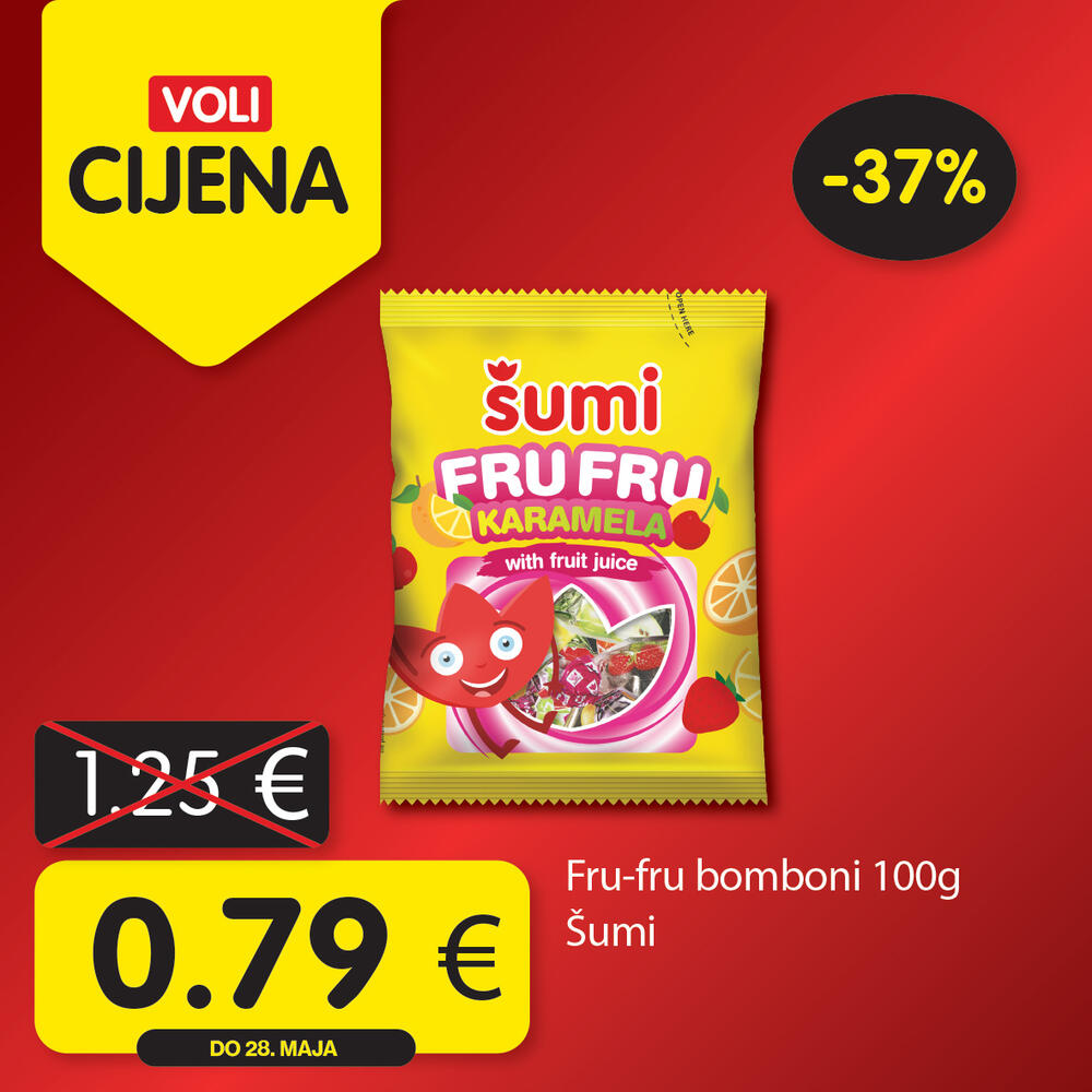 <p><em>Svratite do obližnjeg VOLI ili Naš diskont marketa i odaberite neke od omiljenih proizvoda po sjajnim cijenama.</em></p>