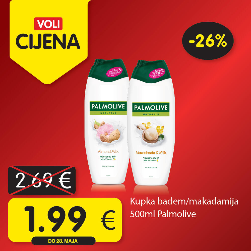 <p><em>Svratite do obližnjeg VOLI ili Naš diskont marketa i odaberite neke od omiljenih proizvoda po sjajnim cijenama.</em></p>