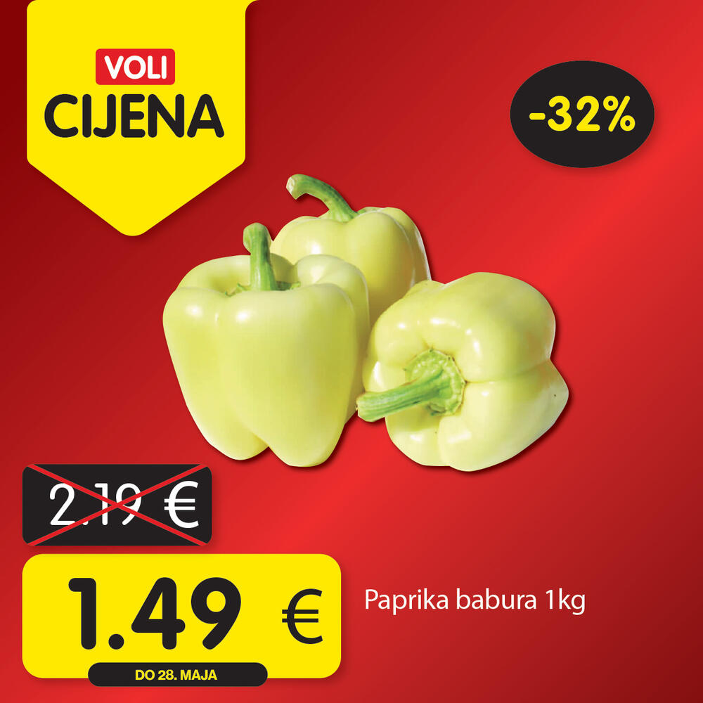 <p><em>Svratite do obližnjeg VOLI ili Naš diskont marketa i odaberite neke od omiljenih proizvoda po sjajnim cijenama.</em></p>