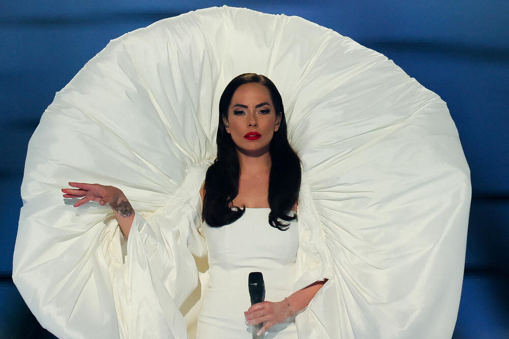 <p>Predstavnica Crne Gore Nina Žižić nastupila je s pjesmom "Dobrodošli"</p>