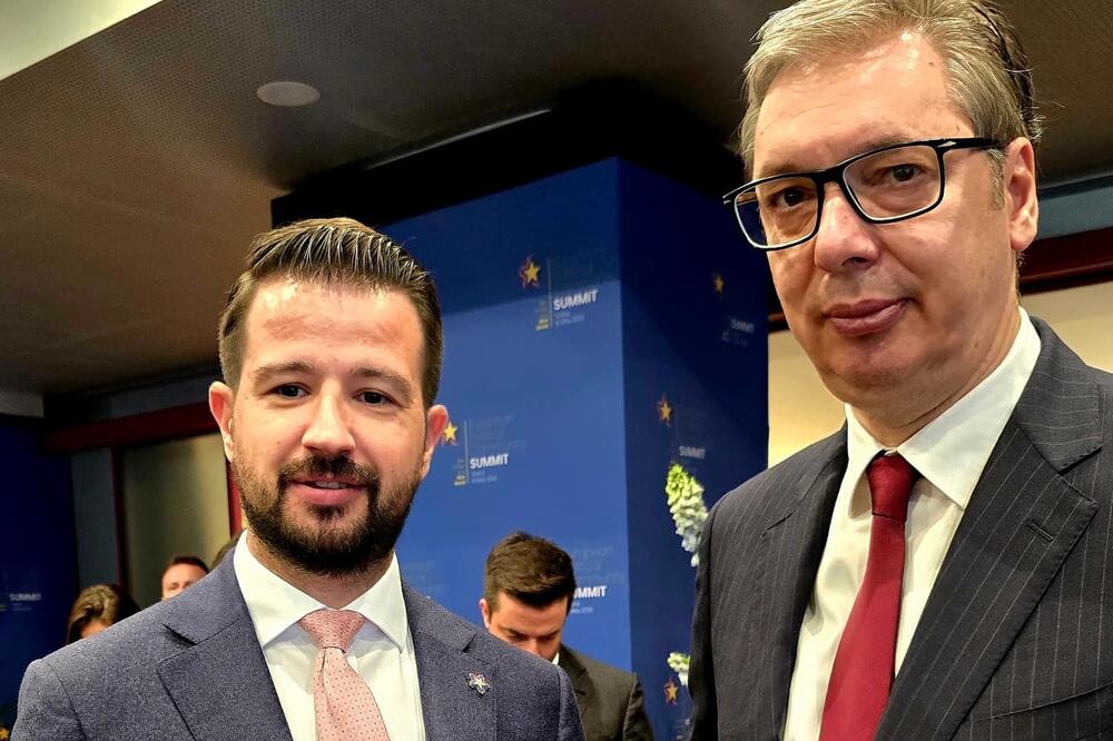 Milatović i Vučić, Foto: facebook.com/buducnostsrbijeavucic