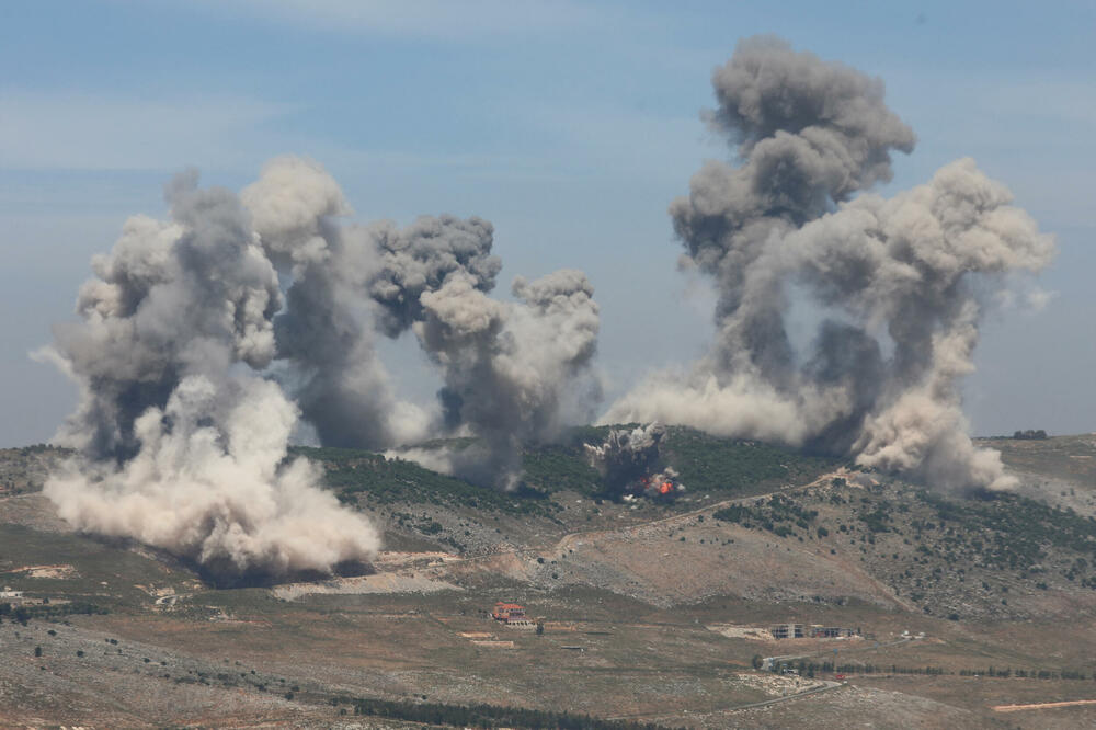 Dim se diže nakon napada Izraela na jug Libana (Ilustracija), Foto: REUTERS