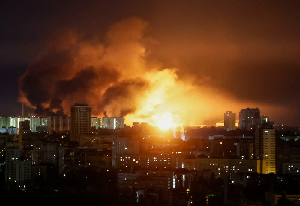 <p>Vojna uprava Kijeva prijavila je štetu u šest okruga ukrajinske prijestonice</p>