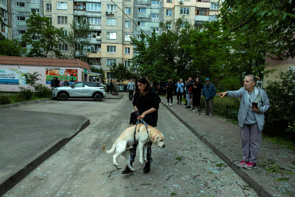 <p>Vojna uprava Kijeva prijavila je štetu u šest okruga ukrajinske prijestonice</p>