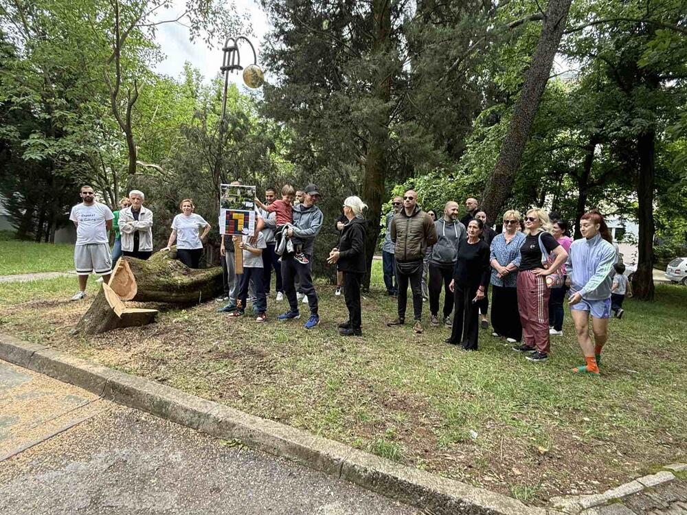 <p>Jedan od stanara Vuk Pejović kazao je da će mještani, "ukoliko država ne reaguje", morati da "zapnu na noćne straže"</p>
