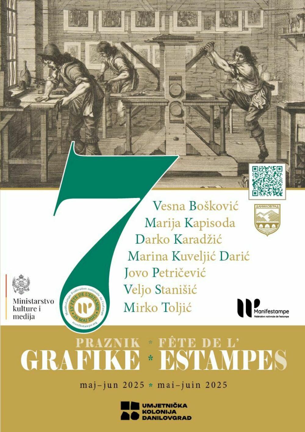 izložba grafika, Umjetnička kolonija Danilovgrada