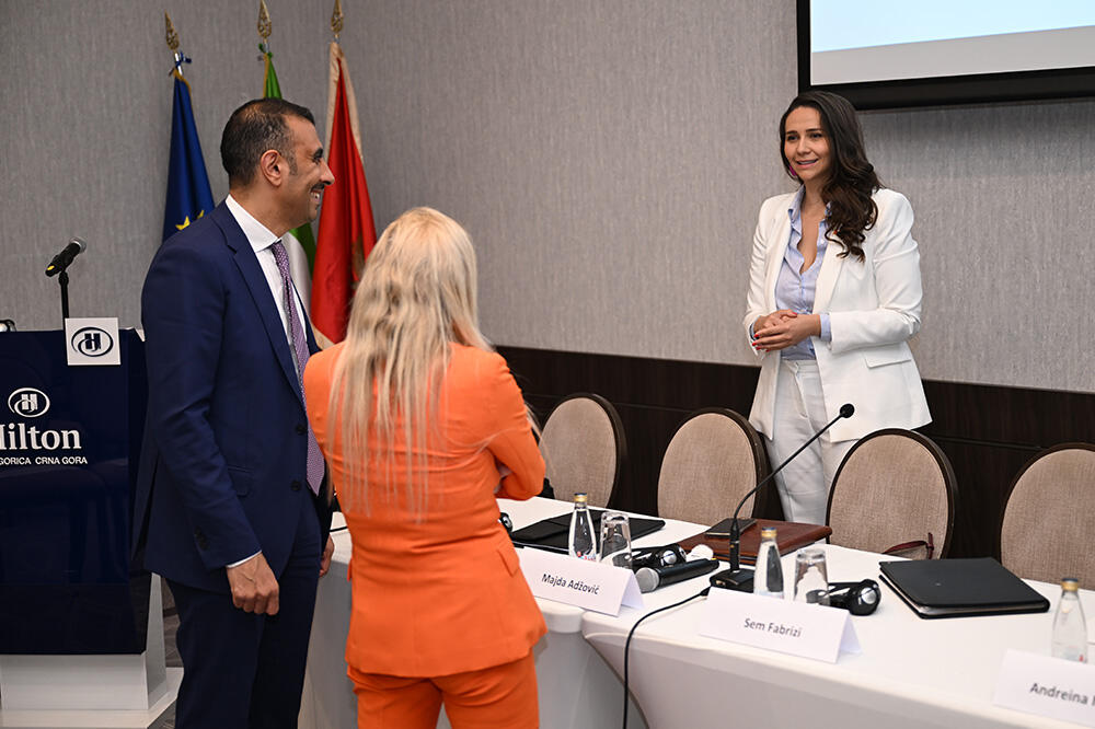 <p>Ministarka javnih radova je učestvovala na događaju pod nazivom „CEI Fund at the EBRD contributed by Italy: Presentation of Operations in Montenegro“, koji su organizovali Ministarstvo vanjskih poslova i međunarodne saradnje Italije i Centralnoevropska inicijativa (CEI), u saradnji sa kancelarijom Evropske banke za obnovu i razvoj (EBRD) u Crnoj Gori</p>