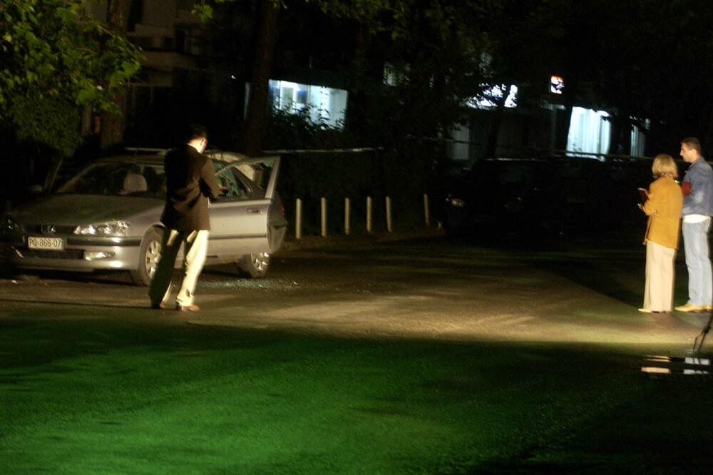 Uviđaj nakon ubistva Duška Jovanovića