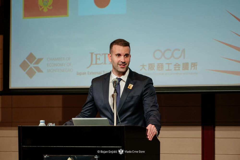 Spajić na biznis forumu u Osaki, Foto: Vlada Crne Gore