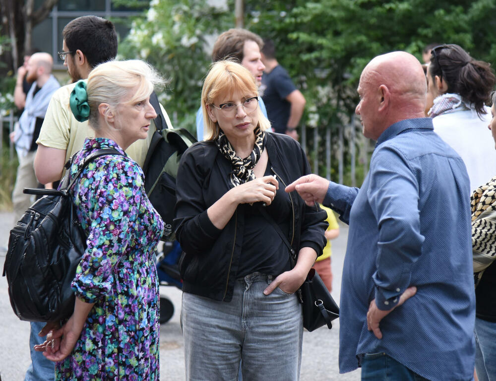 <p>Protest je organizovao Pokret solidarnosti sa Palestinom, a obezbjeđivale su ga policijske snage</p>